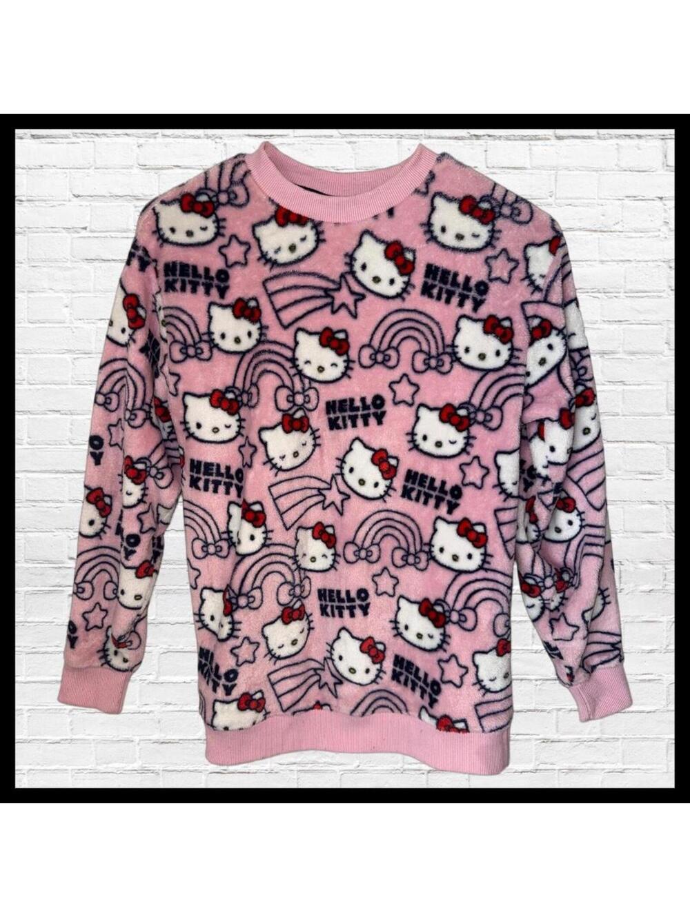 Sanrio Women's Pink and Multi Sweatshirt